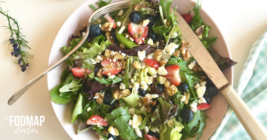 Low FODMAP Summer Salad with Fruit